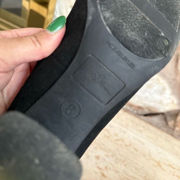 Sam & Libby block heel black pumps  size 8 - Picture 5 of 12